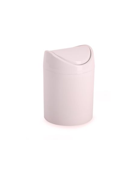 Papelera Plastico Plasticforte Tiny Sobremesa 1,4L Colores Surtidos 12,5X12,5X17,5 Cm