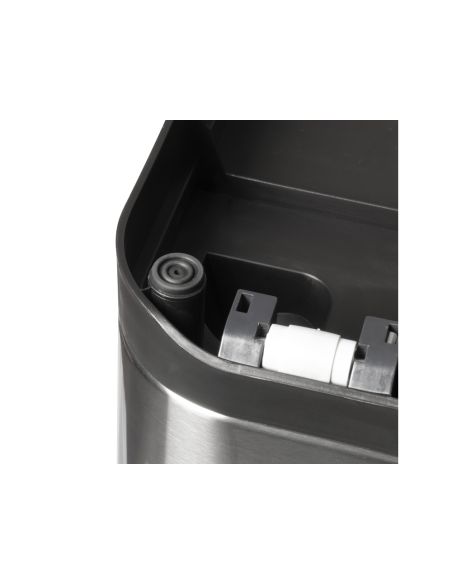 Papelera Metalica Maul Cycle Acero Inoxidable Con Pedal 20+20 Litros
