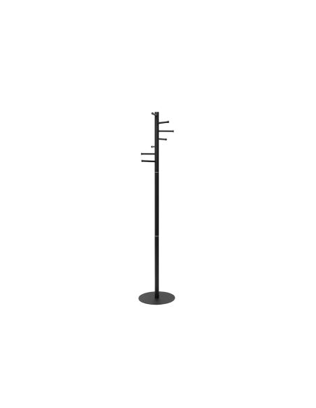 Perchero Maulcaurus 7 Colgadores Color Negro 350X350X1770 Mm