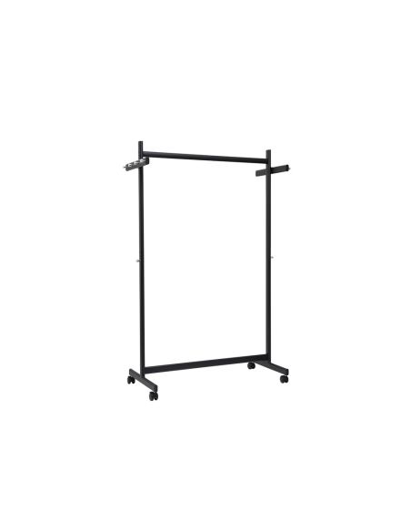 Perchero Maulsamba 10 Colgadores Caballete Con Ruedas Color Negro 116X508X1725 Mm