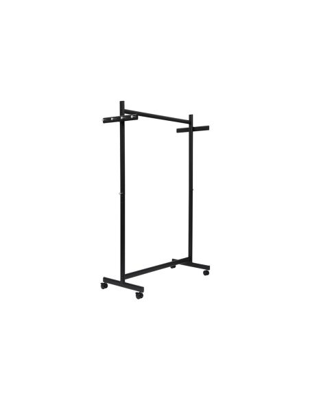 Perchero Maulsamba 10 Colgadores Caballete Con Ruedas Color Negro 116X508X1725 Mm