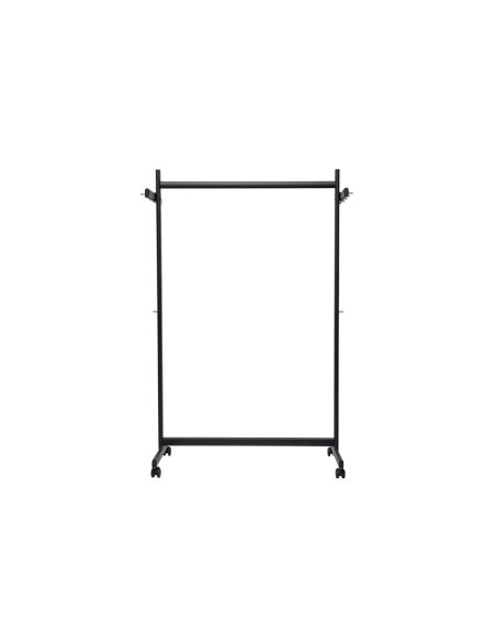 Perchero Maulsamba 10 Colgadores Caballete Con Ruedas Color Negro 116X508X1725 Mm