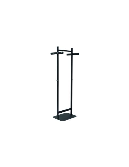 Perchero Metalico Maul Salsa 8 Colgadores Color Negro 520X1730X400 Mm