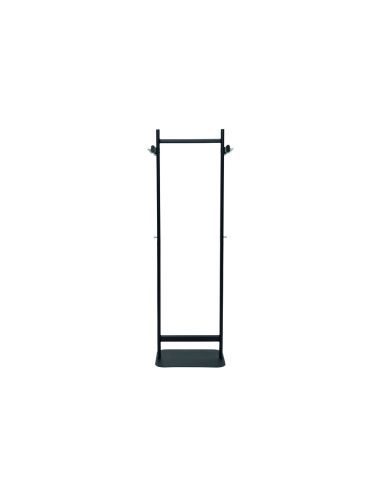 Perchero Metalico Maul Salsa 8 Colgadores Color Negro 520X1730X400 Mm