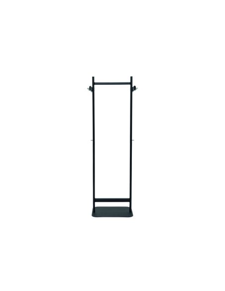Perchero Metalico Maul Salsa 8 Colgadores Color Negro 520X1730X400 Mm