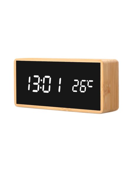 Reloj Q-Connect Sobremesa Digital Con Temperatura 150X45X70Mm