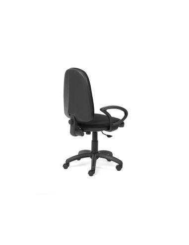 Silla Rocada Con Brazos Color Negro Diametro Base 610 Mm Respaldo De 490 Mm X 420 Mm