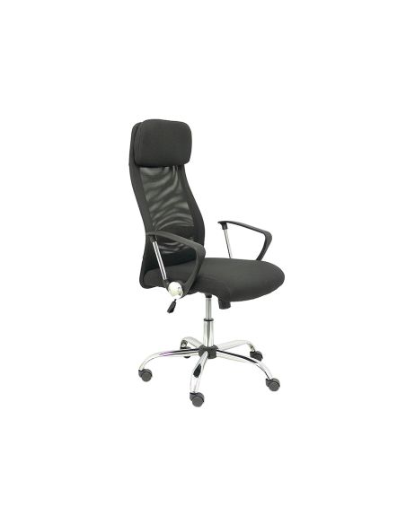 Silla De Direccion Pyc Esteras Con Brazos Fijos Regulable En Altura Respaldo En Malla Transpirable Con
