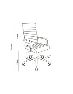 Silla Q-Connect Direccion Bosa Simil Piel Base Metalica Alt Max 1130 Anc 550 Prof 630 Mm Ruedas Premium Color Negro 2