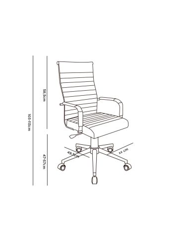 Silla Q-Connect Direccion Bosa Simil Piel Base Metalica Alt Max 1130 Anc 550 Prof 630 Mm Ruedas Premium Color Negro