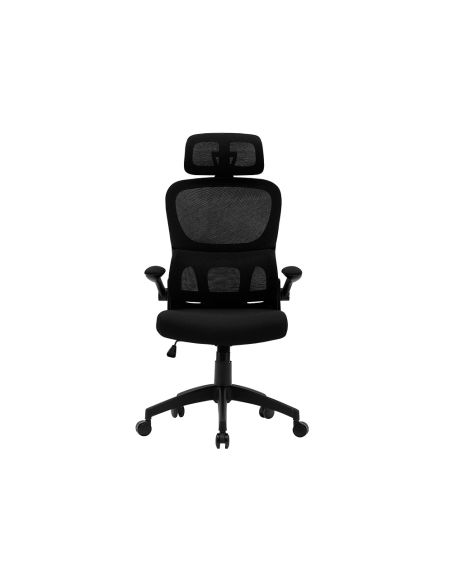 Silla Q-Connect Direccion Sorrento Malla Base Metalica Alt Max 1320 Anc 650 Prof 600 Mm Ruedas Premium Negro