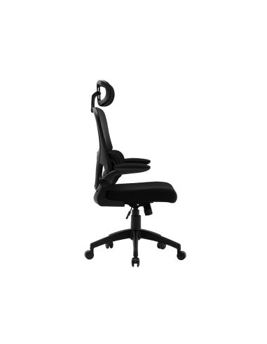 Silla Q-Connect Direccion Sorrento Malla Base Metalica Alt Max 1320 Anc 650 Prof 600 Mm Ruedas Premium Negro