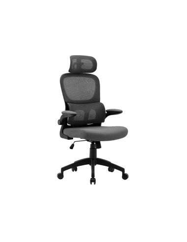 Silla Q-Connect Direccion Sorrento Malla Base Metalica Alt Max 1320 Anc 650 Prof 600 Mm Ruedas Premium Gris
