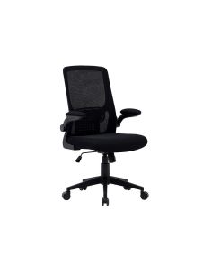 Silla Q-Connect Oficina Alba Malla Base Metalica Alt Max 1110 Anc 610 Prof 580 Ruedas Premium Color Negro