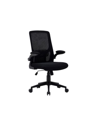Silla Q-Connect Oficina Alba Malla Base Metalica Alt Max 1110 Anc 610 Prof 580 Ruedas Premium Color Negro