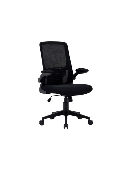 Silla Q-Connect Oficina Alba Malla Base Metalica Alt Max 1110 Anc 610 Prof 580 Ruedas Premium Color Negro