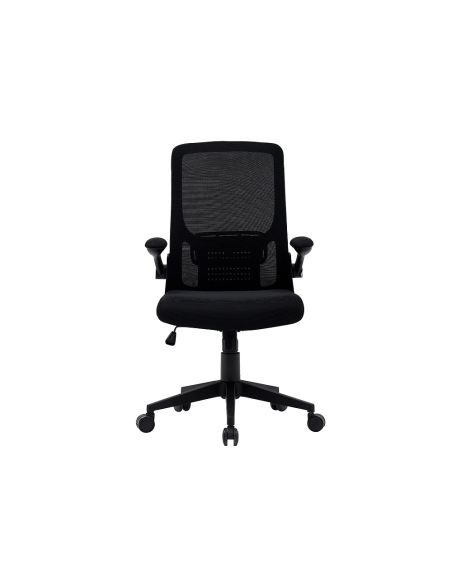 Silla Q-Connect Oficina Alba Malla Base Metalica Alt Max 1110 Anc 610 Prof 580 Ruedas Premium Color Negro