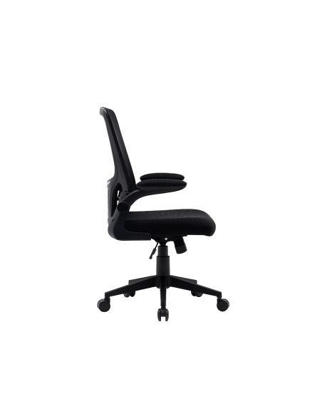 Silla Q-Connect Oficina Alba Malla Base Metalica Alt Max 1110 Anc 610 Prof 580 Ruedas Premium Color Negro
