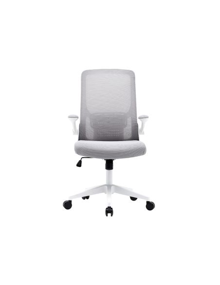 Silla Q-Connect Oficina Alba Malla Base Metalica Alt Max 1110 Anc 610 Prof 580 Ruedas Premium Color Gris