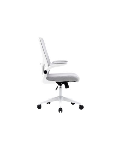 Silla Q-Connect Oficina Alba Malla Base Metalica Alt Max 1110 Anc 610 Prof 580 Ruedas Premium Color Gris