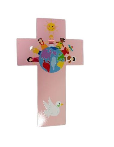 Cruz Colores 35X21 Color Rosa 176