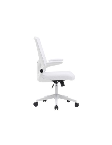 Silla Q-Connect Oficina Alba Malla Base Metalica Alt Max 1110 Anc 610 Prof 580 Ruedas Premium Color Blanco