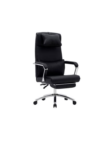 Silla Q-Connect Direccion Ravenna Simil Piel Base Metalica Alt Max 1300 Anc 670 Prof 730 Mm Ruedas Premium