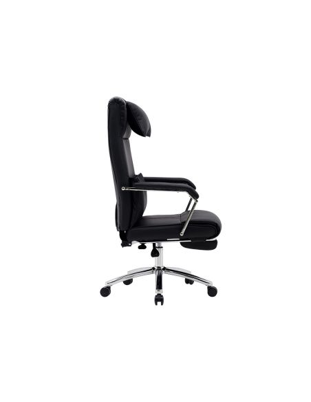 Silla Q-Connect Direccion Ravenna Simil Piel Base Metalica Alt Max 1300 Anc 670 Prof 730 Mm Ruedas Premium