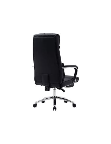 Silla Q-Connect Direccion Ravenna Simil Piel Base Metalica Alt Max 1300 Anc 670 Prof 730 Mm Ruedas Premium