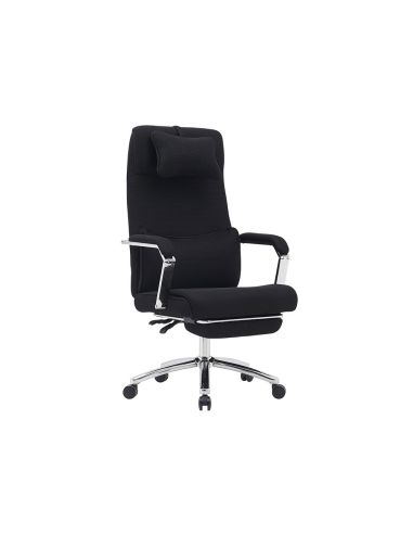 Silla Q-Connect Direccion Ravenna Malla Base Metalica Alt Max 1300 Anc 670 Prof 730 Mm Ruedas Premium Color Negro