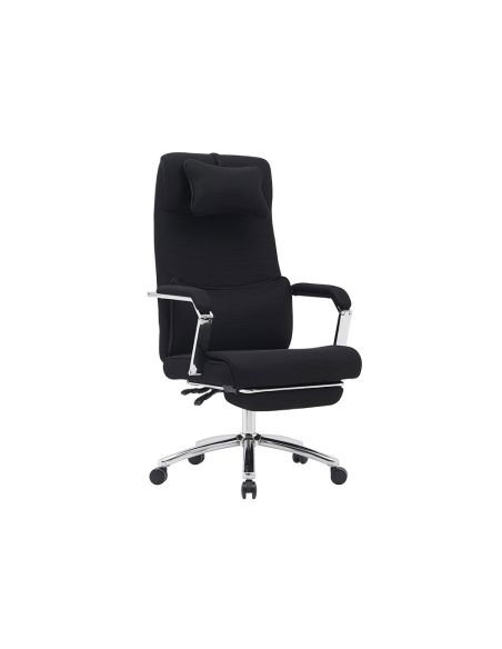 Silla Q-Connect Direccion Ravenna Malla Base Metalica Alt Max 1300 Anc 670 Prof 730 Mm Ruedas Premium Color Negro