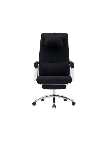 Silla Q-Connect Direccion Ravenna Malla Base Metalica Alt Max 1300 Anc 670 Prof 730 Mm Ruedas Premium Color Negro