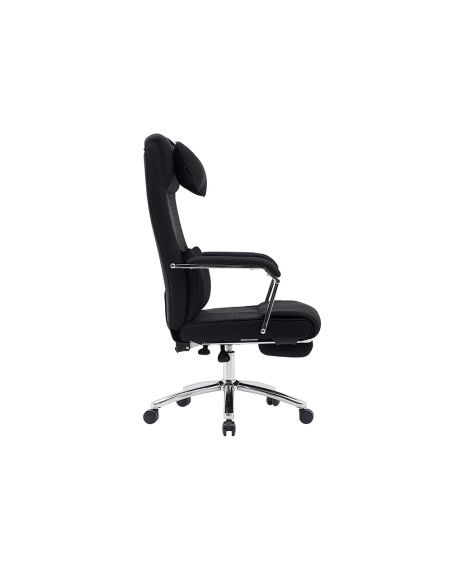 Silla Q-Connect Direccion Ravenna Malla Base Metalica Alt Max 1300 Anc 670 Prof 730 Mm Ruedas Premium Color Negro