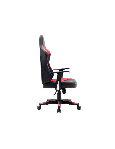 Silla Q-Connect Gaming Orvieto Simil Piel Base Nylon Alt Max 1200 Anc 650 Prof 650 Mm Ruedas Premium Negro Rojo