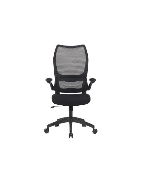 Silla Q-Connect Oficina Catania Malla Alt Max 1230 Mm Anc 510 Mm Prof 490 Mm Ruedas Premium Color Negro