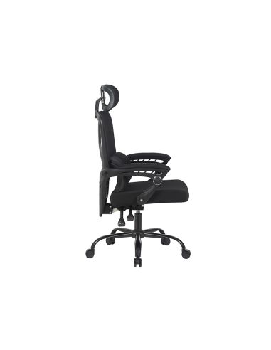 Silla Q-Connect Direccion Reggio Malla Alt Max 1300 Mm Anc 520 Mm Prof 480 Mm Ruedas Premium Color Negro