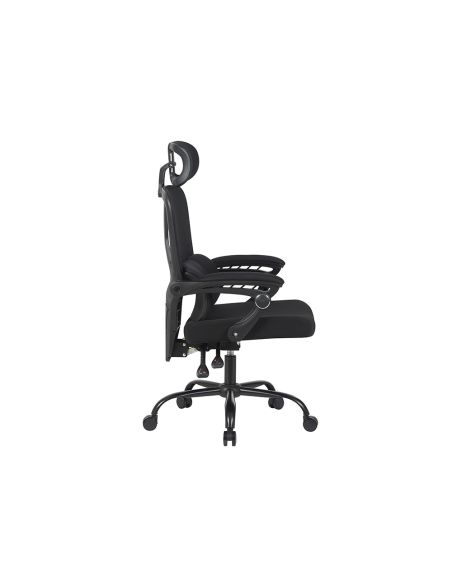 Silla Q-Connect Direccion Reggio Malla Alt Max 1300 Mm Anc 520 Mm Prof 480 Mm Ruedas Premium Color Negro