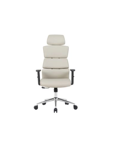 Silla Q-Connect Direccion Aurea Similpiel Alt Max 1400 Mm Anc 520 Mm Prof 510 Mm Ruedas Premium Gris