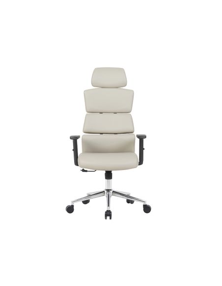 Silla Q-Connect Direccion Aurea Similpiel Alt Max 1400 Mm Anc 520 Mm Prof 510 Mm Ruedas Premium Gris