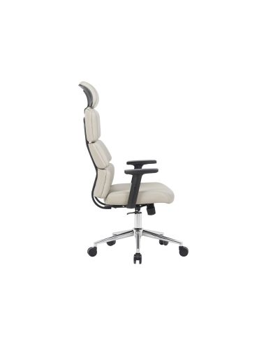 Silla Q-Connect Direccion Aurea Similpiel Alt Max 1400 Mm Anc 520 Mm Prof 510 Mm Ruedas Premium Gris
