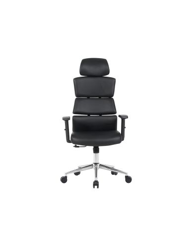 Silla Q-Connect Direccion Aurea Similpiel Alt Max 1400 Mm Anc 520 Mm Prof 510 Mm Ruedas Premium Negro
