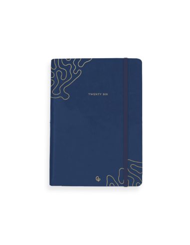 Agenda Encuadernada Liderpapel Efira A5 2026 Dia Pagina Azul Papel 70 Gr Fsc