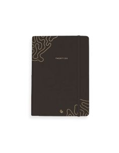 Agenda Encuadernada Liderpapel Efira A5 2026 Dia Pagina Negro Papel 70 Gr Fsc 2