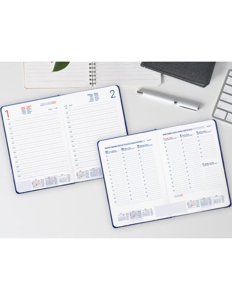 Agenda Encuadernada Liderpapel Corfu A5 2026 Dia Pagina Rosa Papel 60 Gr Fsc