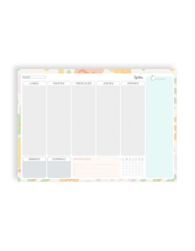 Planning Semanal Liderpapel Joven 2026 29,7X21 Cm Din A4 Con Pegatinas Papel 104 Gr