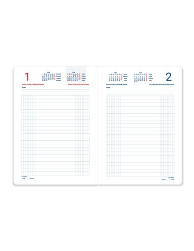 Dietario Liderpapel 2026 Cuarto 150X215 Mm Dia Pagina Color Rojo Papel 70 Gr Fsc