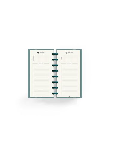 Planificador Carchivo Ingeniox My Week Check List My Week Semanal Turquesa 105X210 Mm