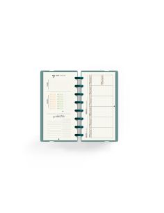 Planificador Carchivo Ingeniox My Week Check List My Week Semanal Turquesa 105X210 Mm 2