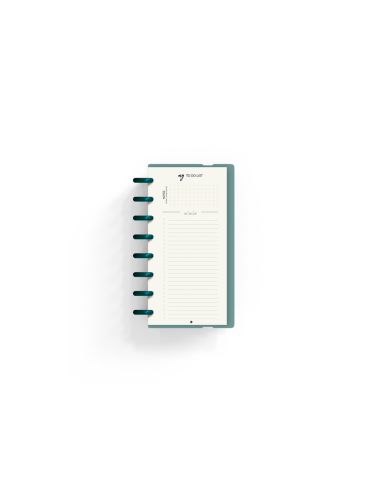 Planificador Carchivo Ingeniox My Week Check List My Week Semanal Turquesa 105X210 Mm