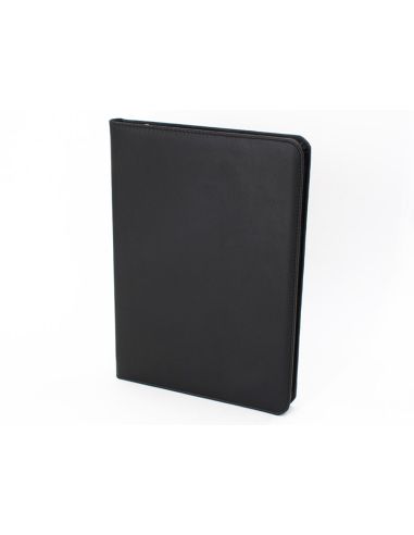 Carpeta Portafolios Q-Connect Artesania A4 Similpiel Negro Cremallera Y Dptos. 332X262X30 Mm Fabricada En Ubrique